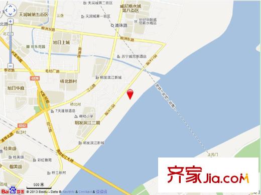 明發(fā)濱江新城一期交通圖