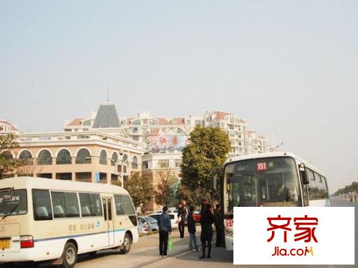 明發(fā)濱江新城一期外景圖