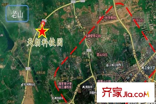 天朗科技園項目交通圖