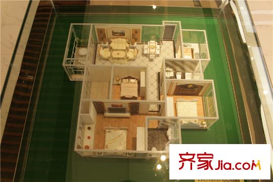 明發(fā)珠江國際項目一期標(biāo)準(zhǔn)層C戶型 3室2廳2衛(wèi)1廚