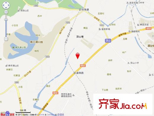 觀山悅項目交通圖
