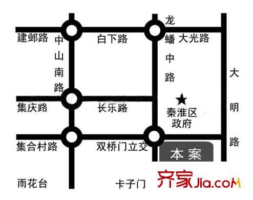 贊成領(lǐng)尚交通圖