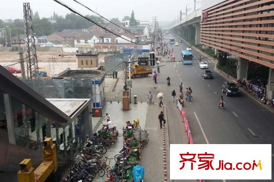 中垠紫金觀邸項(xiàng)目地鐵站（2015-6-10）