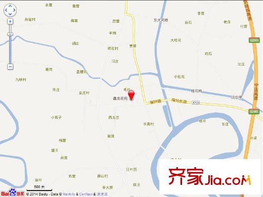 鑫龍花苑交通圖