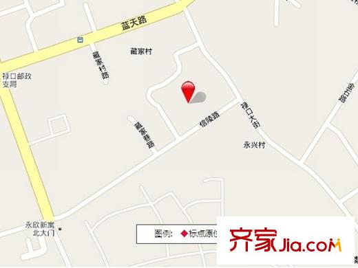 百麗明珠花園交通圖