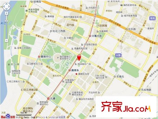 雨潤國際廣場交通圖