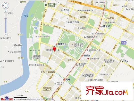 酈城御園交通圖