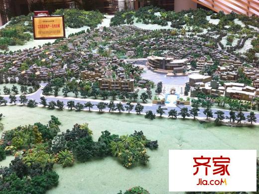 國信自然天城售樓處沙盤圖（2013.1）