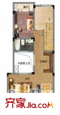 伴山香檳園一期3F-G戶(hù)型 2室1衛(wèi)