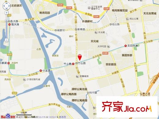 竹山華庭交通圖