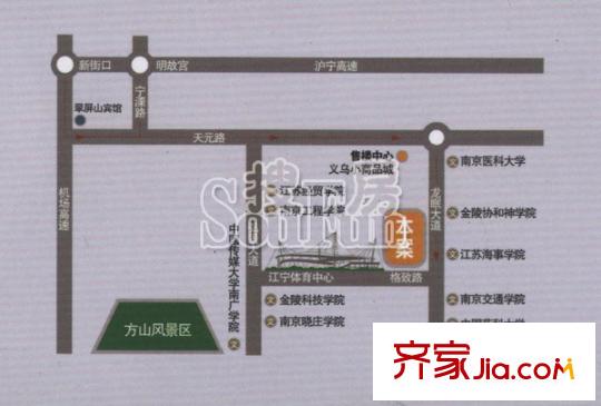 協(xié)眾水岸風(fēng)華交通圖
