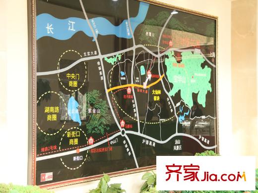 錦隆云山墅交通圖
