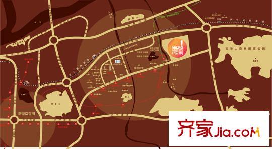 仙林國際花園交通圖
