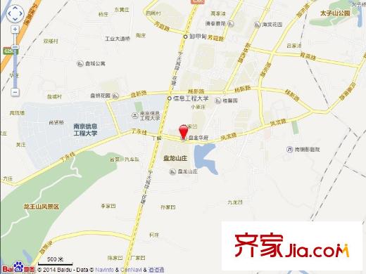 盤金華府交通圖