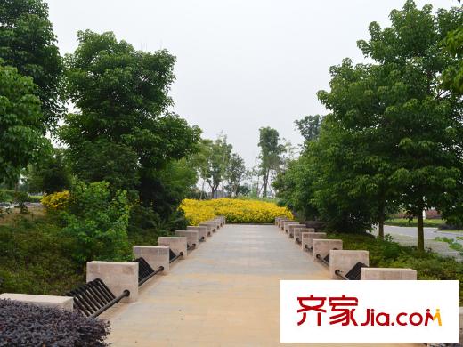 公園壹號小區(qū)風(fēng)景實景圖