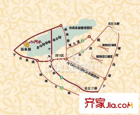 山河水交通圖