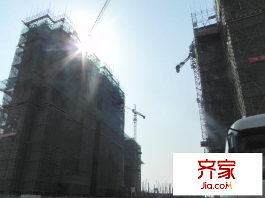 牧龍湖壹號建筑工程進度（2013.10.23）