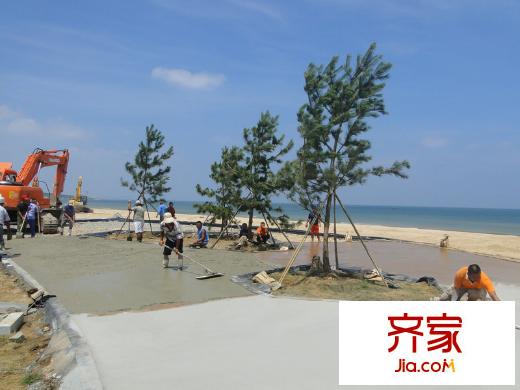 那香海國際旅游度假區(qū)正在建設(shè)的香海銀灘（2012-07-26）