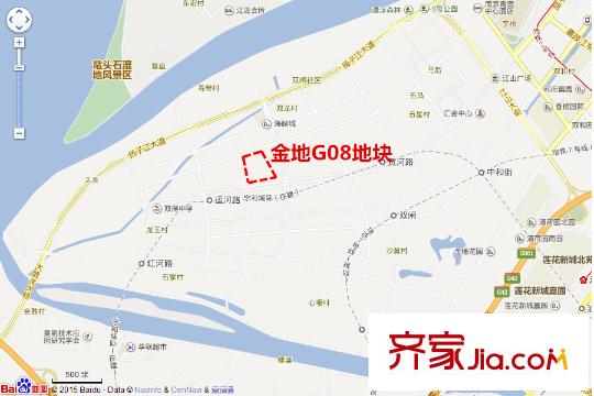 金地中心風(fēng)華項目交通區(qū)位圖