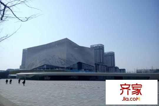 河西青奧城地塊建筑遠景（2015-3-25）