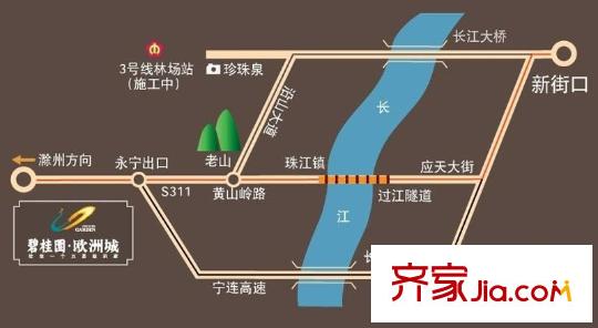 碧桂園歐洲城區(qū)位圖