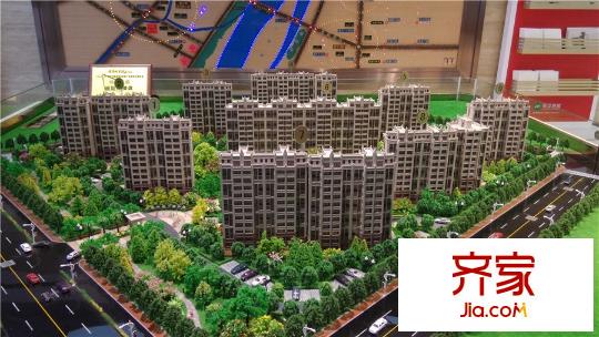 明發(fā)云庭沙盤圖實景 2015.6.9