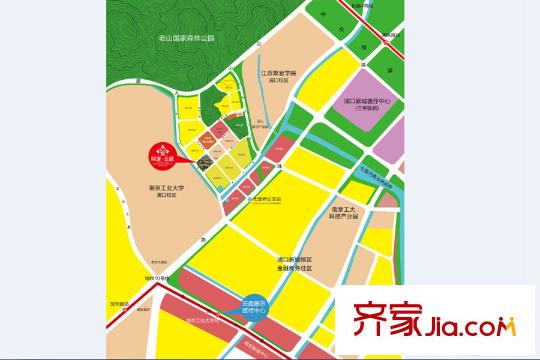 明發(fā)云庭區(qū)位圖