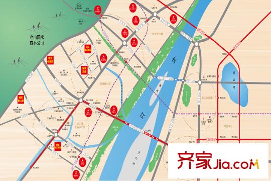 明發(fā)云庭項目區(qū)位圖