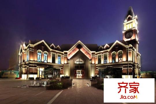 招商方山里花園售樓處夜景（2015-3-31）