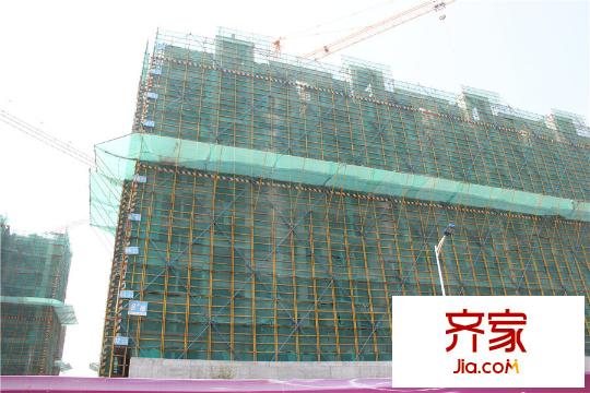 招商方山里花園8號樓施工（2015-8-14）