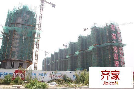 招商方山里花園在建樓棟（2015-8-14）