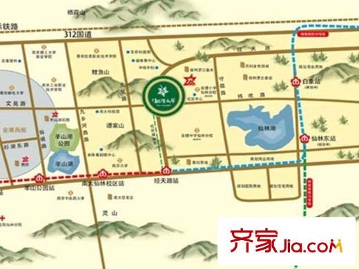 星葉楓情水岸交通圖