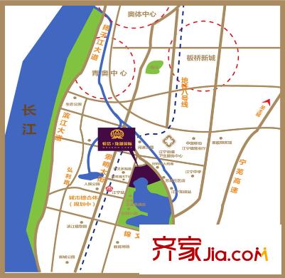 恒信瓏湖國際區(qū)位圖