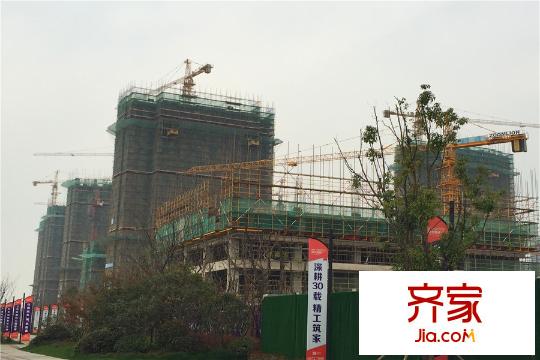 招商依云尚城工地遠(yuǎn)景（2015-03-30）