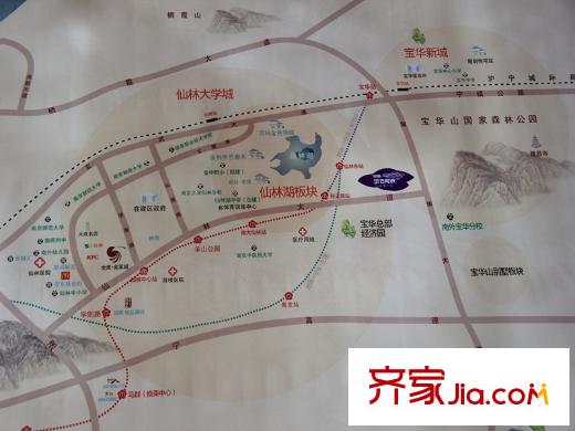 招商依云尚城交通圖