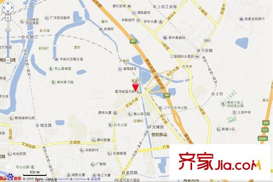 愛濤尚逸華府交通圖
