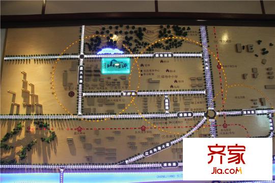 亞泰山語湖售樓處區(qū)位圖 2015.7.24
