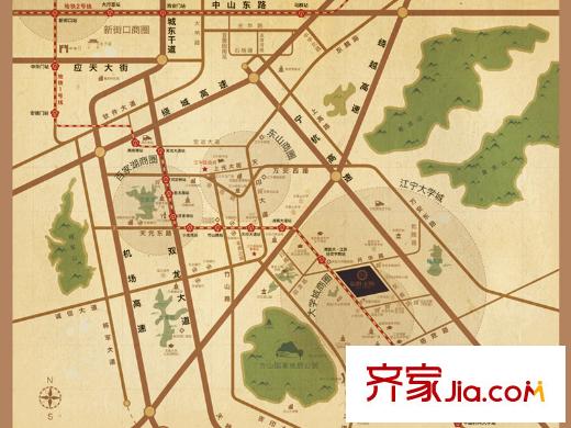 弘陽上院區(qū)位圖