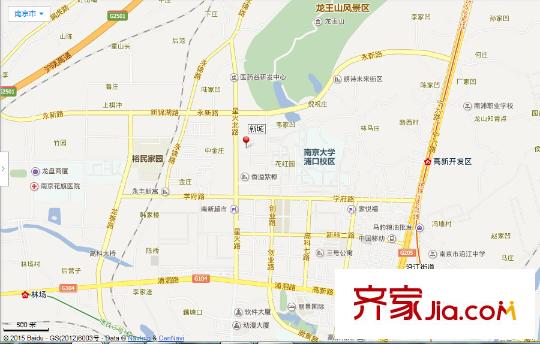 新城花漾紫郡交通圖