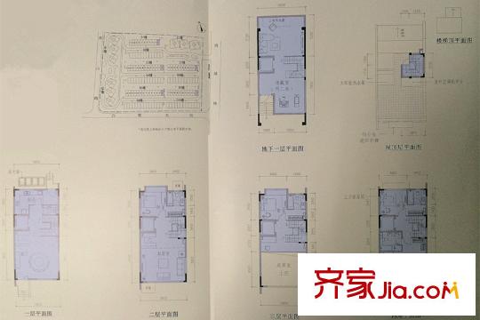 漣城一期別墅D1-D10幢標(biāo)準(zhǔn)層戶型 4室3廳5衛(wèi)1廚