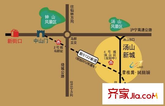 碧桂園鳳凰城區(qū)位圖