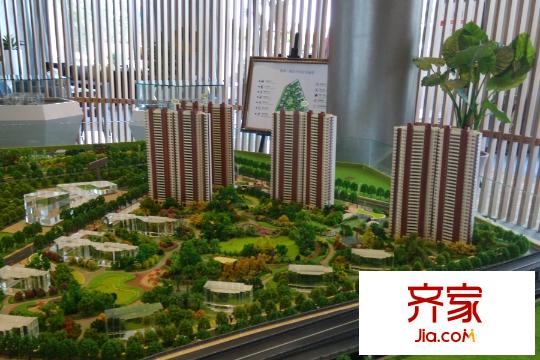 保利西江月現(xiàn)場沙盤圖 2015.7.2