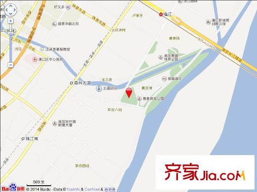 保利西江月交通圖