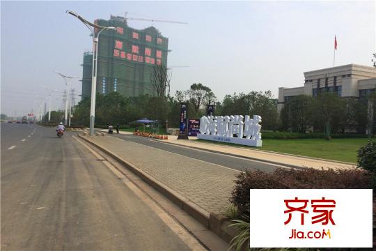 電建地產(chǎn)海賦尚城售樓處遠景（2015-08-27）