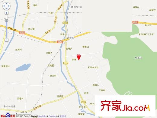 泰達(dá)青筑交通圖