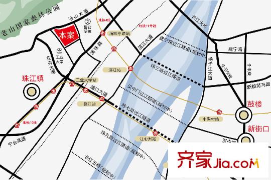 通宇林景熙園區(qū)位圖