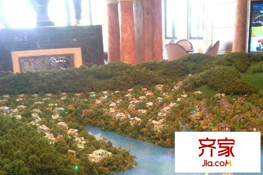 鴻信云深處售樓處沙盤實景（2015-3-20）