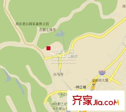 佛手湖森林莊園交通圖