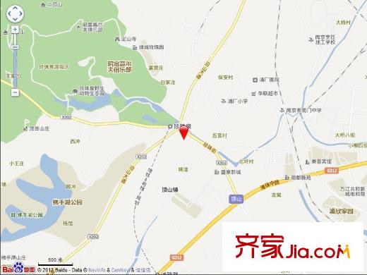 明發(fā)珍珠泉9號(hào)交通圖