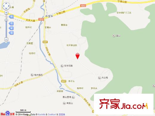 新湖仙林翠谷交通圖